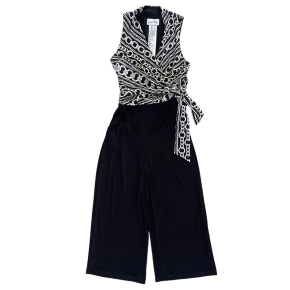 JOSEPH RIBKOFF Sleeveless Chain Print Jumpsuit - Picture 7 of 11